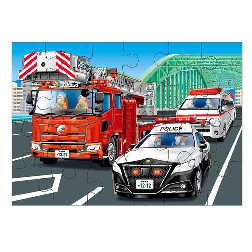 くもん出版 くもんのジグソーパズル STEP3 はたらく車のなかまたち 2.5