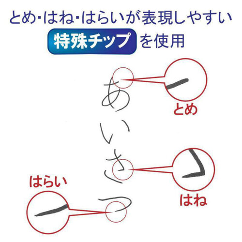 サクラクレパス かきかたフェルトペン 細字・中字 2本組