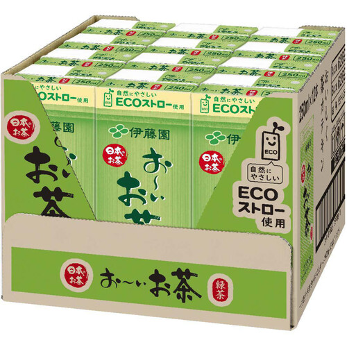 伊藤園 おーいお茶 1ケース 250ml x 12本 Green Beans | グリーン