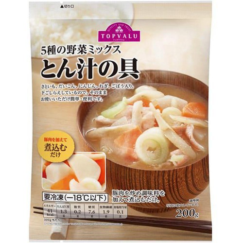 とん汁の具 200g トップバリュ