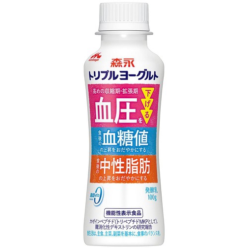 森永乳業 トリプルヨーグルト ドリンクタイプ 100g