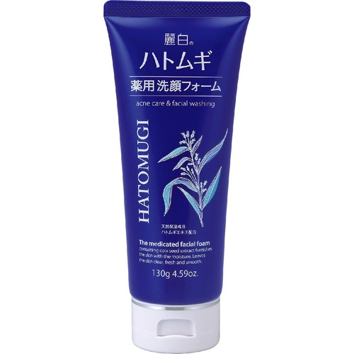 熊野油脂 麗白 ハトムギ 薬用洗顔フォーム 130g