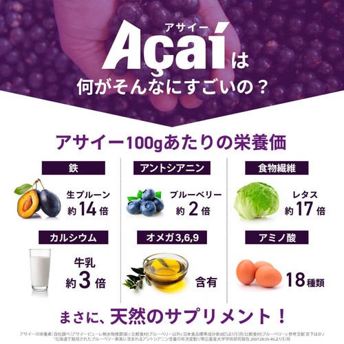 フルッタフルッタ アサイーエナジー 720g