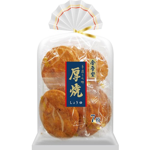 金吾堂製菓 厚焼しょうゆ  7枚入
