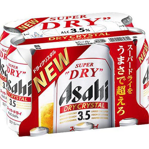 60本セット　アサヒ　ドライクリスタル　ビール　生ビール　お酒　発泡酒　3.5% 60本セット アサヒ ドライクリスタル ビール 生ビール お酒 発泡酒 3.5