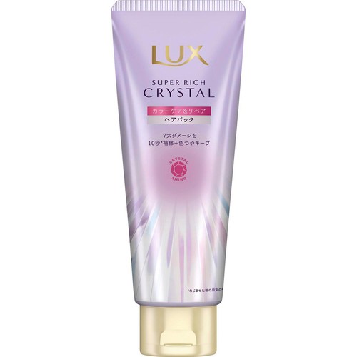 ユニリーバ ラックス スーパーリッチクリスタル カラーケア&リペア ヘアパック 180g