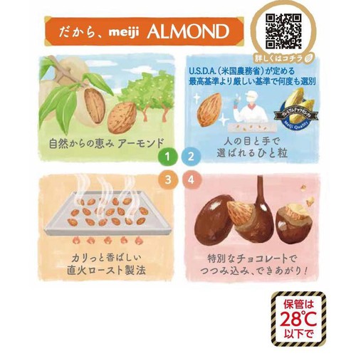 明治 アーモンドチョコ 79g Green Beans | グリーンビーンズ by AEON