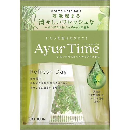 バスクリン アーユルタイム リフレッシュデイ 分包 40g
