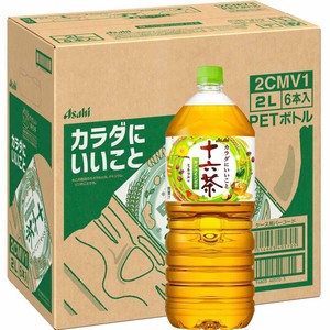 アサヒ飲料 十六茶 1ケース 2000ml x 6本 Green Beans | グリーン