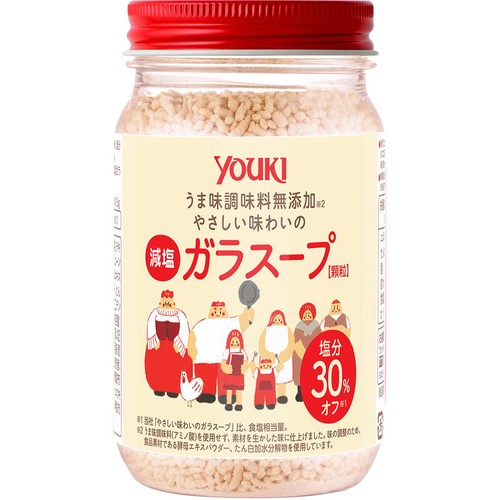 ユウキ食品 やさしい味わいの減塩ガラスープ 顆粒 120g