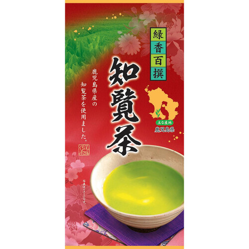 日本茶販売 緑香百撰鹿児島知覧茶 100g Green Beans | グリーンビーンズ by AEON