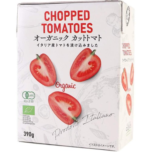 トマトです。 リスポリ ルイーギ オーガニック カットトマト 390g Green Beans