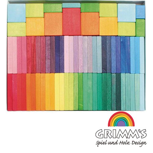 グリムス カラーチャートブロック 3歳から Green Beans | グリーン