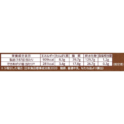 森永製菓 チョコレートケーキセット 187g