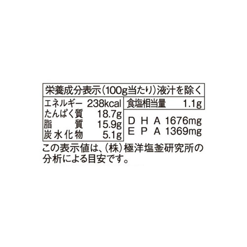 キョクヨー さば味付 160g