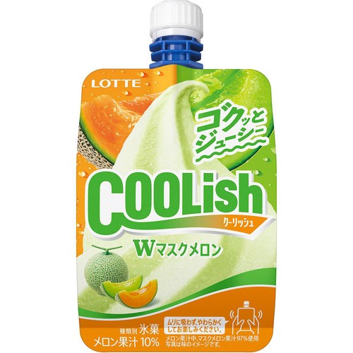 ロッテ クーリッシュ Wマスクメロン 140ml