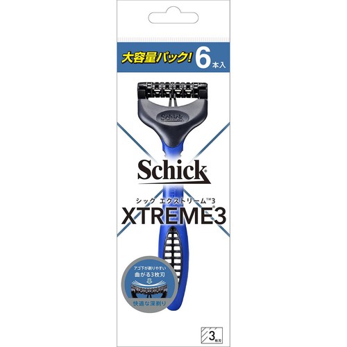 シック エクストリーム3 (3枚刃) 6本入