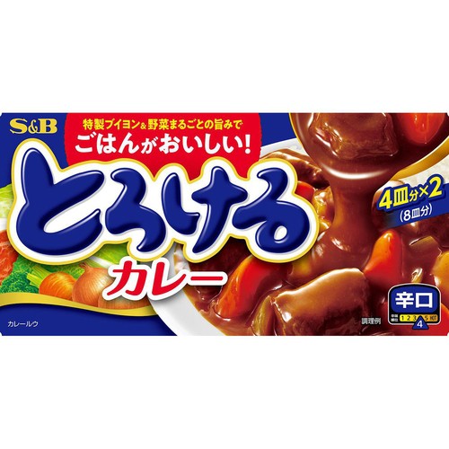 エスビー食品 とろけるカレー 辛口 144g