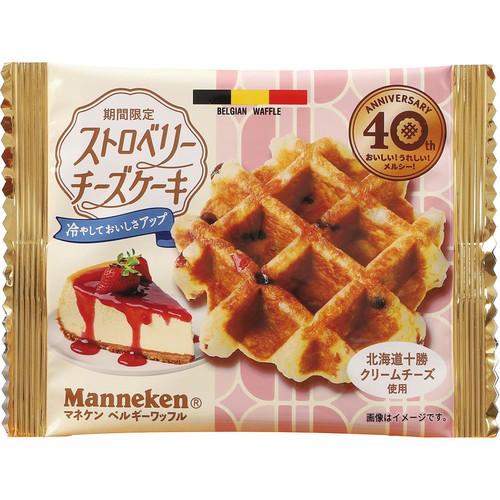 マネケン ストロベリーチーズケーキワッフル 1個