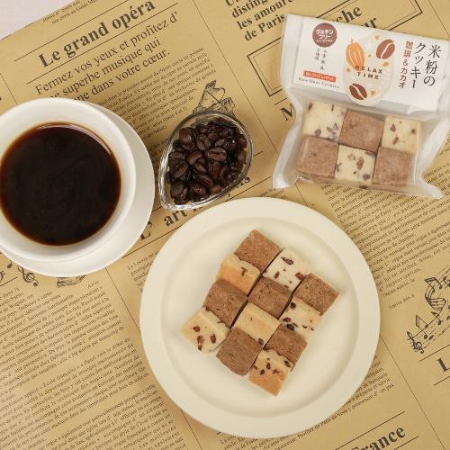 ビオクラ 米粉のクッキー 珈琲&カカオ 12枚(各6枚)