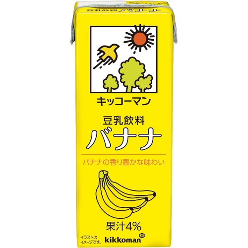 キッコ−マン 豆乳飲料バナナ 200ml