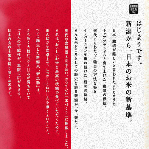 Amazon.co.jp: 精米 新潟県産 伊丹米 新之助 令和6年産 5kg