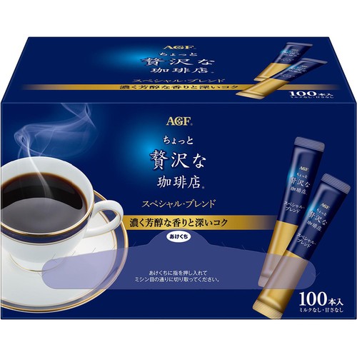 AGF ちょっと贅沢な珈琲店 インスタントコーヒー スティックブラック
