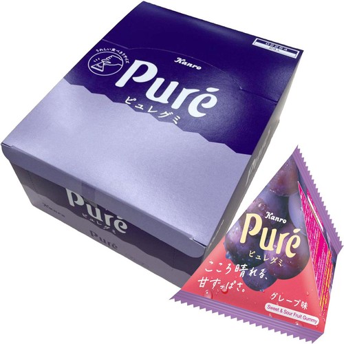 カンロ ピュレグミ プチ三角 グレープ 24個入 Green Beans | グリーン