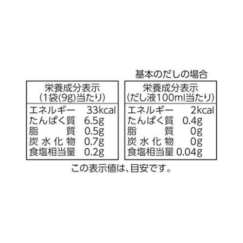ヤマキ 鰹節屋のだしパック 9g x 20袋