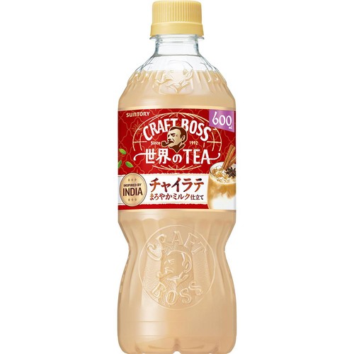 サントリー クラフトボス 世界のTEA チャイラテ 600ml