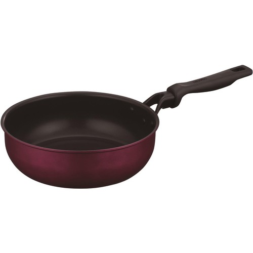 サーモス デュラブルシリーズ炒め鍋24cm IH対応 深型フライパン KFM024DR