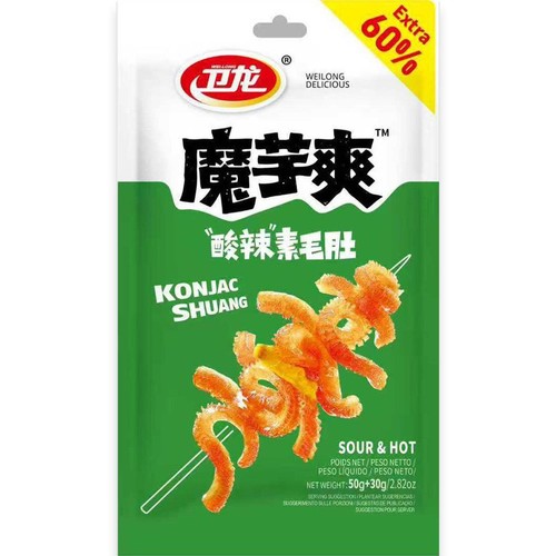 衛龍  魔芋爽(モーユーシュアン)酸辣味 80g