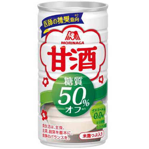 森永製菓 甘酒 糖質50%オフ 185g