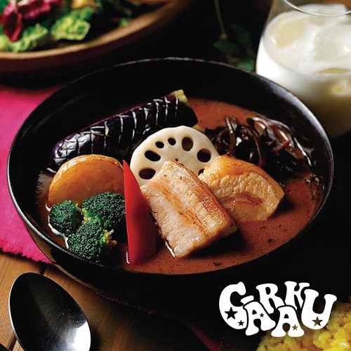 【冷凍】GARAKU 自家製とろとろ豚角煮のスープカレー 1人前 420g