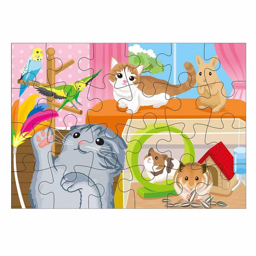 くもん出版 くもんのジグソーパズル STEP3 いっしょにくらす動物たち 2.5歳以上