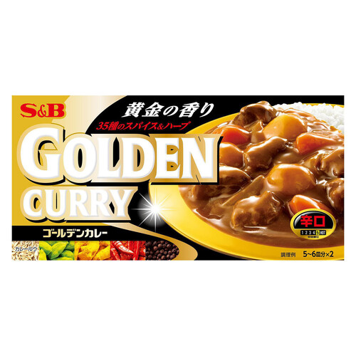 エスビー食品 ゴールデンカレー 辛口 198g