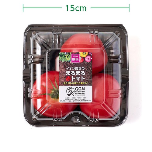 国内産イオン農場 まるまる赤トマト 400g(3-5個)