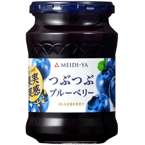 明治屋 果実実感 つぶつぶブルーベリージャム 320g Green Beans