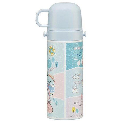 すみっコぐらし 超軽量2WAYステンレスボトル 470ml/430ml しろくまのふるさと SKDC4