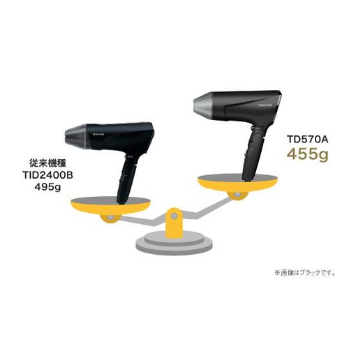 テスコム プロテクトイオン ヘアードライヤー ブラック TD570AK
