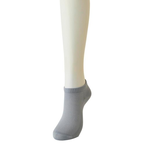 PEACE FIT(ピースフィット) COOL 吸汗速乾 メッシュスニーカー 婦人 グレー 21-23cm トップバリュ