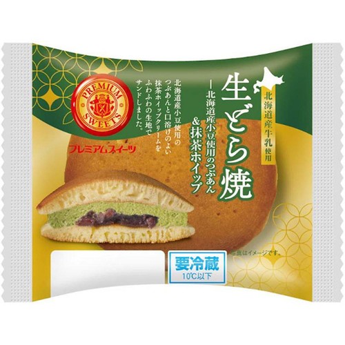 ヤマザキ 生どら焼 北海道産小豆のつぶあん&抹茶ホイップ 1個