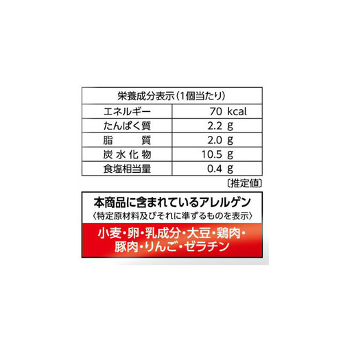 カンテボーレ パクっと!ハムロール【冷凍】 6個入