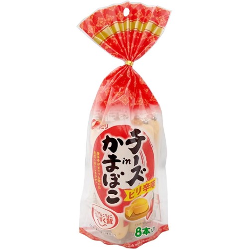 なとり チーズinかまぼこ ピリ辛味 8本入