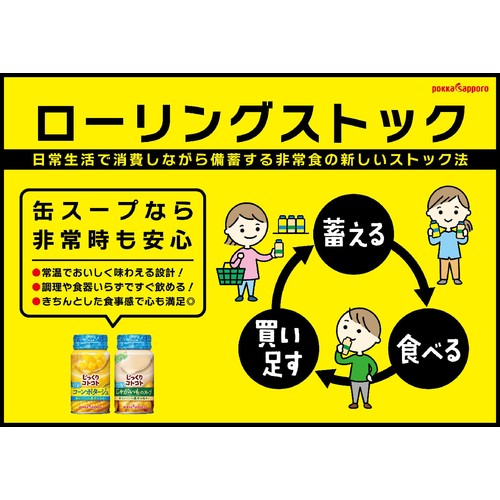 ポッカサッポロ じっくりコトコト とろ?りコーン 190g缶×30本入×(2ケース) ポッカサッポロ じっくりコトコト とろ～りコーン 190g 缶 90本 (30本