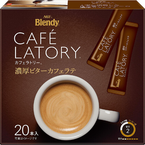 AGF ブレンディ カフェラトリースティック 濃厚ビターカフェラテ 20本入