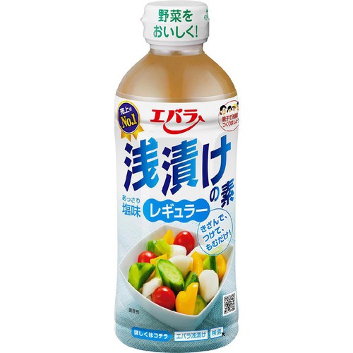 エバラ食品 浅漬けの素 レギュラー 500ml