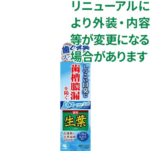 小林製薬 生葉 息スーッと実感タイプ 100g