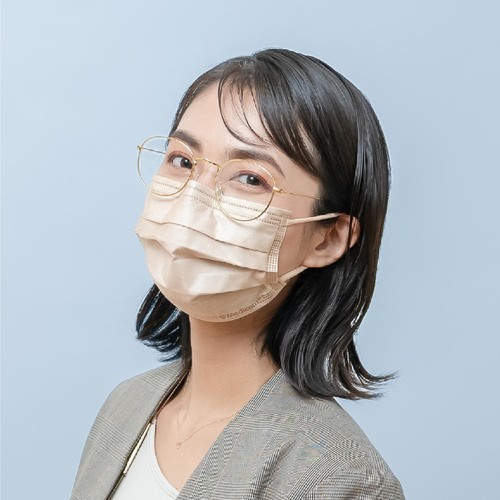 メディコム メガネが曇りにくいマスク ベージュ 個包装 40枚