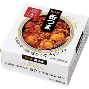 国分 K&K缶つま 北海道・噴火湾産ほたてのチャンジャ 45g Green